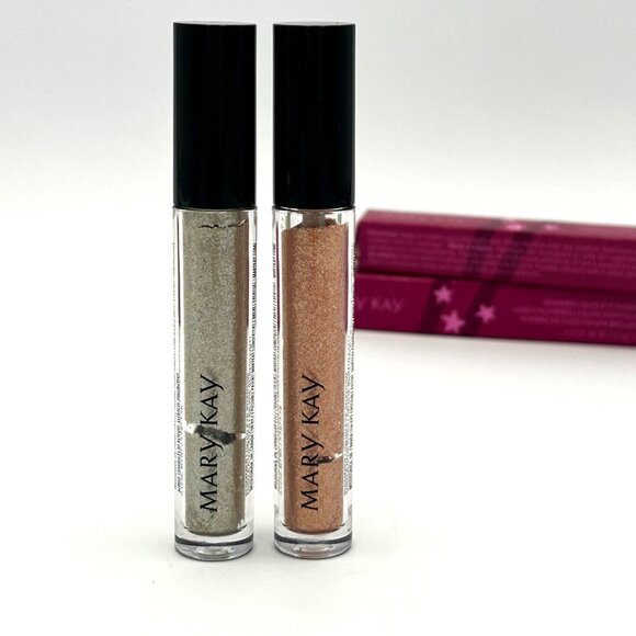 Mary Kay Shimmer Liquid Eye Shadow SET OF 2 |Sparkling Scintillant & Champagne - Picture 1 of 8